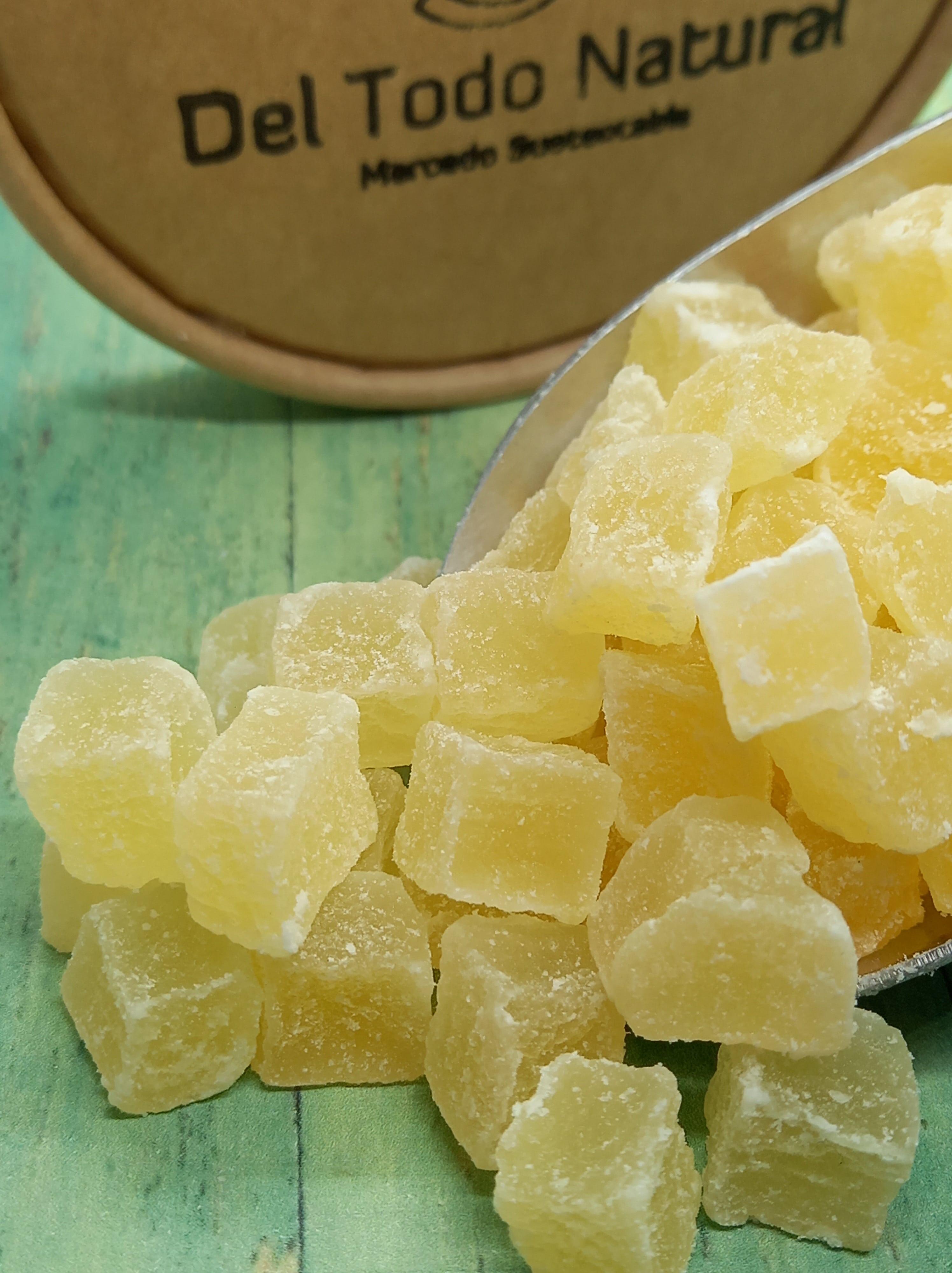 Piña Cubo Deshidratada