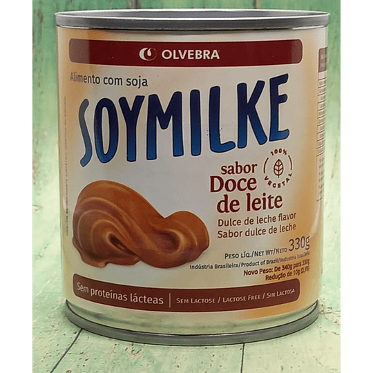 Manjar de Soya SoyMilke 330gr Marca Olvebra