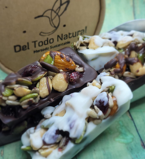 Barra De Frutos Secos Sin Azúcar sabor Low Carb