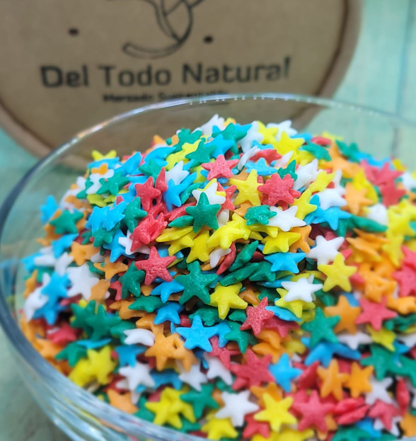 Mostacilla Estrellas Colores