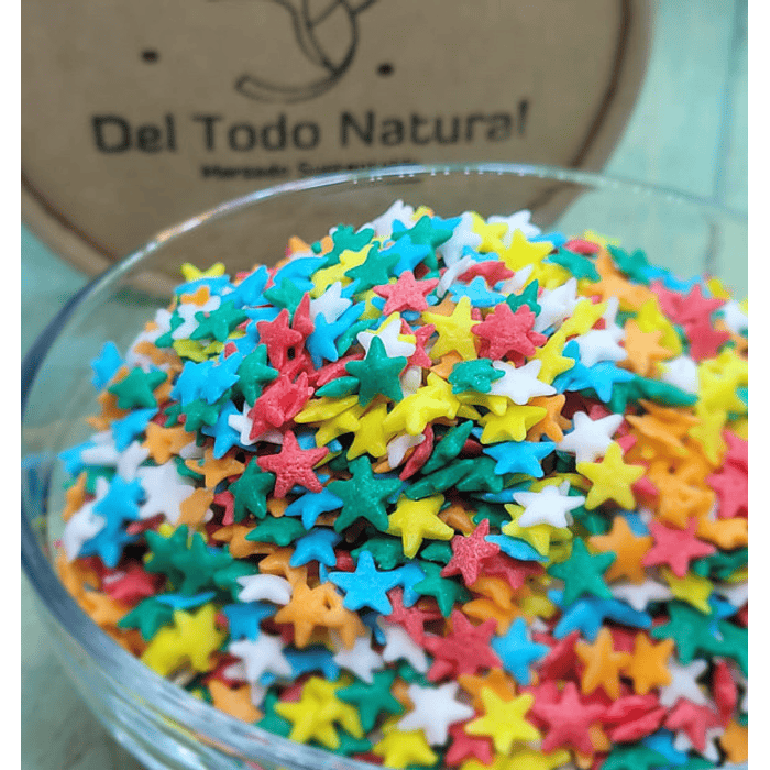 Mostacilla Estrellas Colores