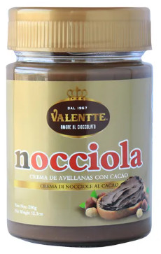 Crema De Avellanas Valentte - Nocciola (frasco Con 350 Gr)