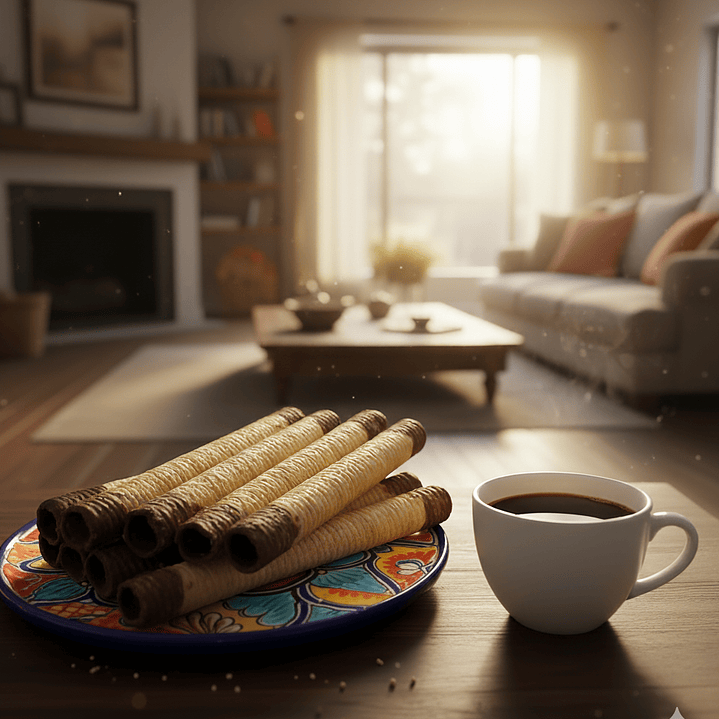 Barquillo Puntas Chocolate 19 cms. 20 Unidades 5