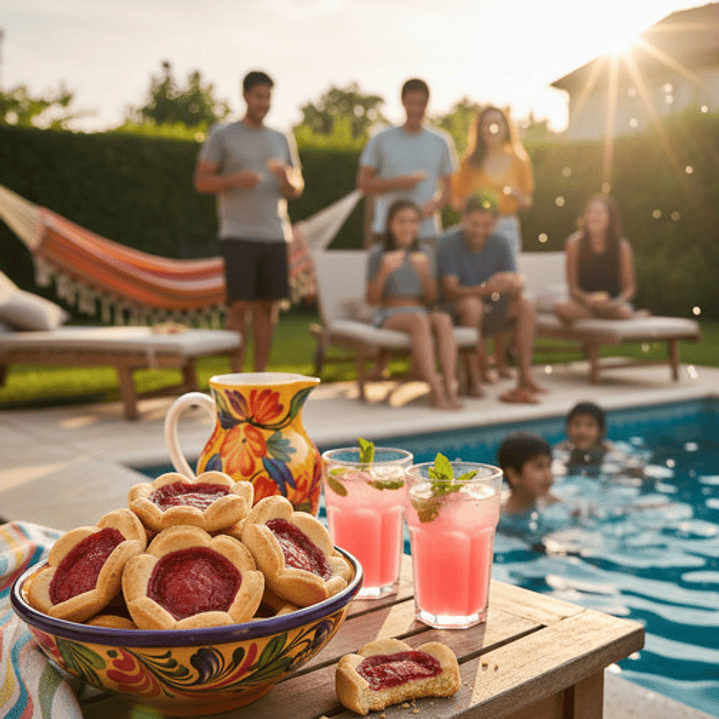 Galleta Florcita relleno Frambuesa 20 Unidades 5