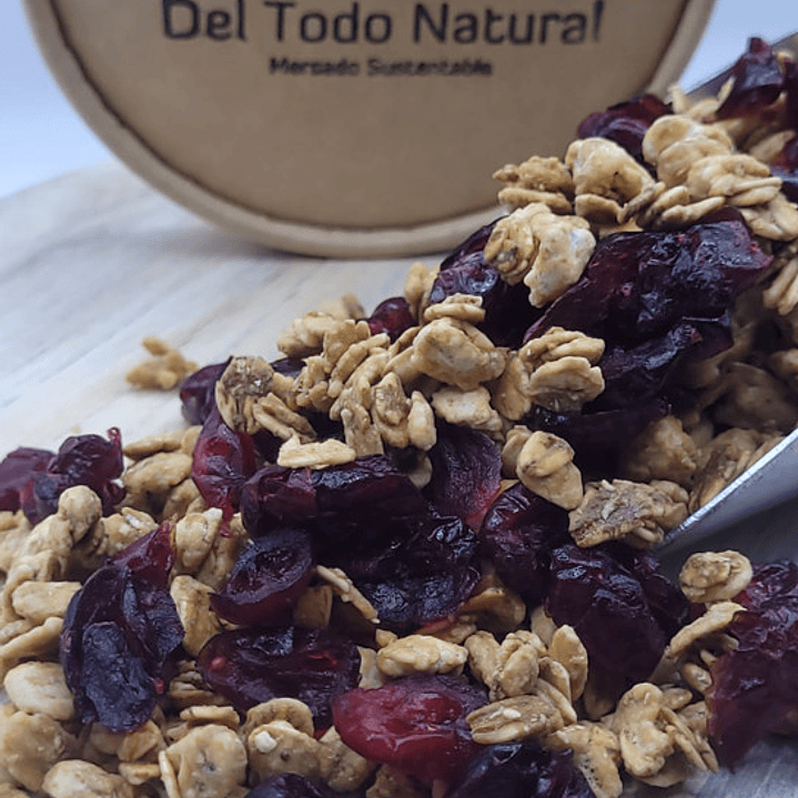 Avena Integral endulzada con Miel con Cranberries Deshidratados 1