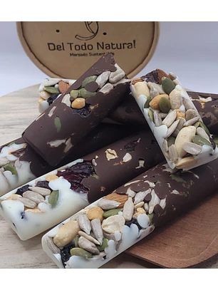 Barra Choco Dúo y Mix Frutos Secos 5 unidades 60 gr cu