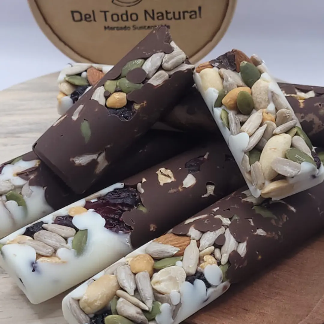 Barra Choco Dúo y Mix Frutos Secos 5 unidades 60 gr cu 1