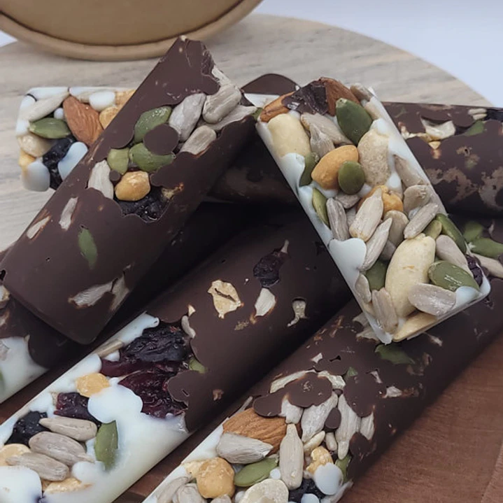 Barra Choco Dúo y Mix Frutos Secos 5 unidades 60 gr cu 2