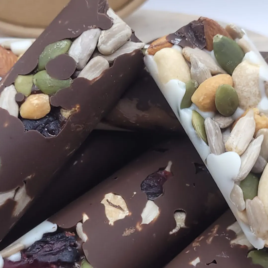 Barra Choco Dúo y Mix Frutos Secos 5 unidades 60 gr cu 4
