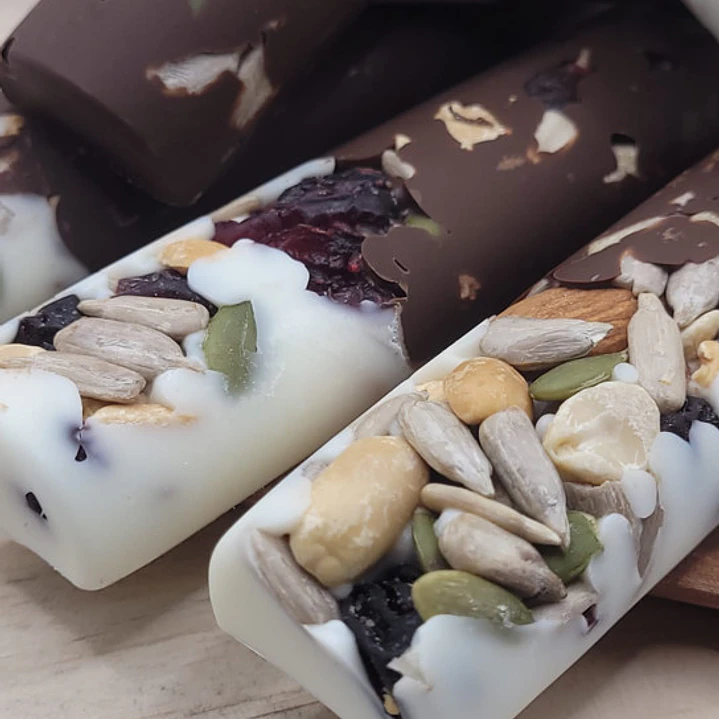 Barra Choco Dúo y Mix Frutos Secos 5 unidades 60 gr cu 5