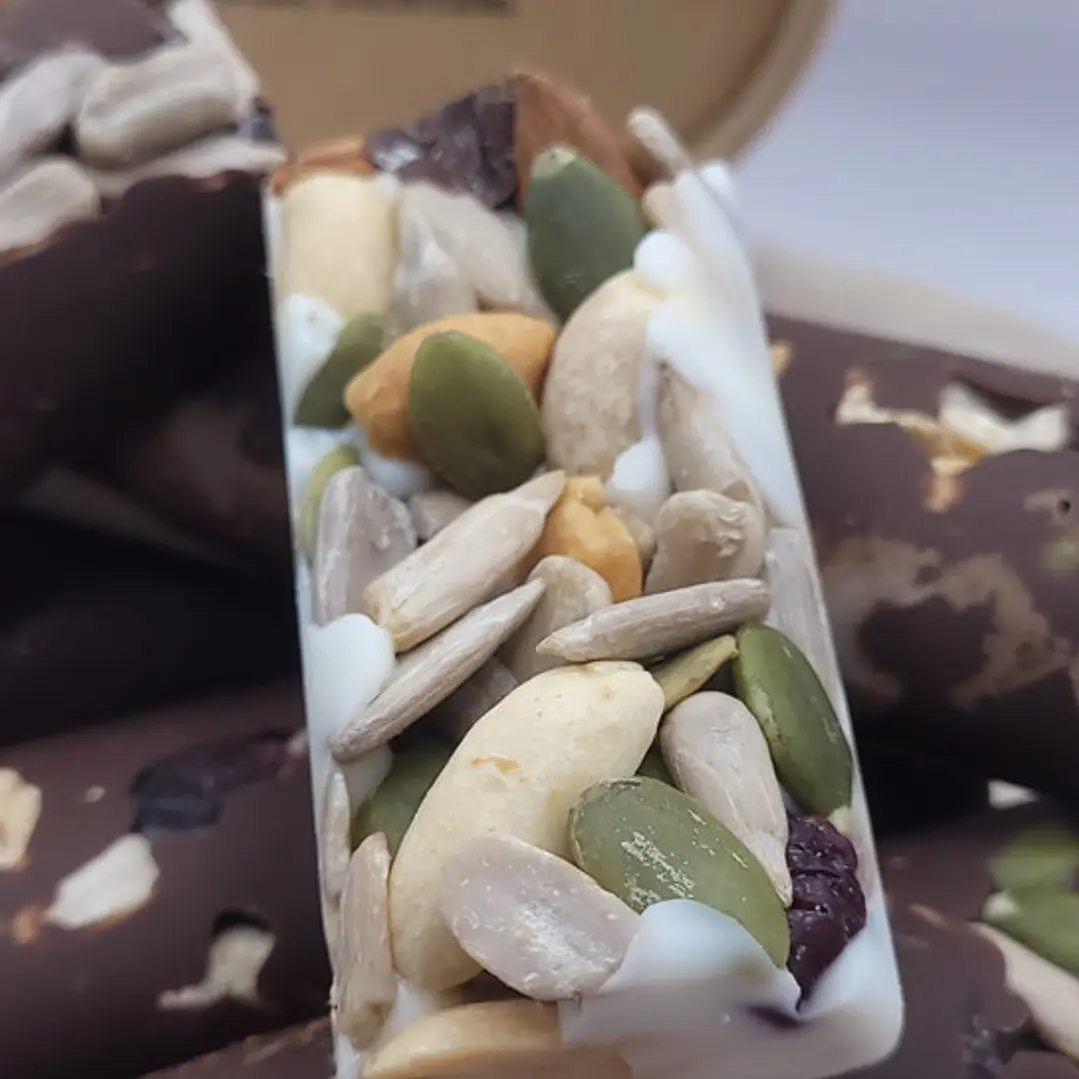 Barra Choco Dúo y Mix Frutos Secos 5 unidades 60 gr cu 6