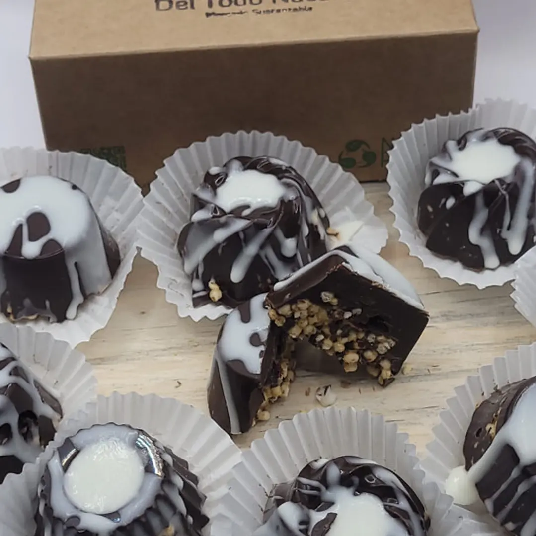 Bombón de Quínoa y Cranberries Chocolate Dark 12 unidades 1