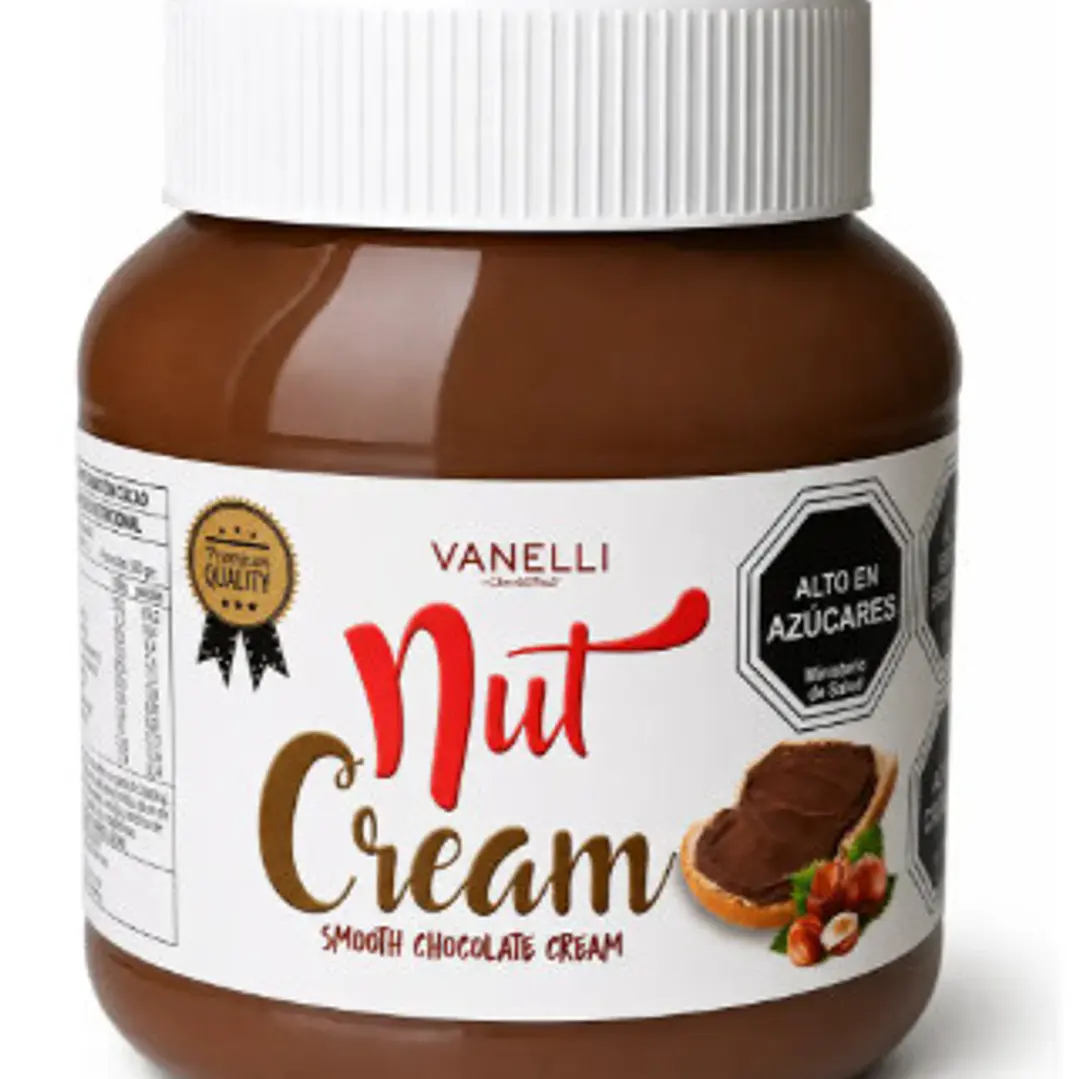 Crema de Avellanas con Cacao Nut Cream 350 gr Marca Vanelli 1