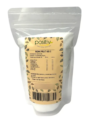 Monk Fruit  - Fruto del Monje 400 gr Marca Positiv