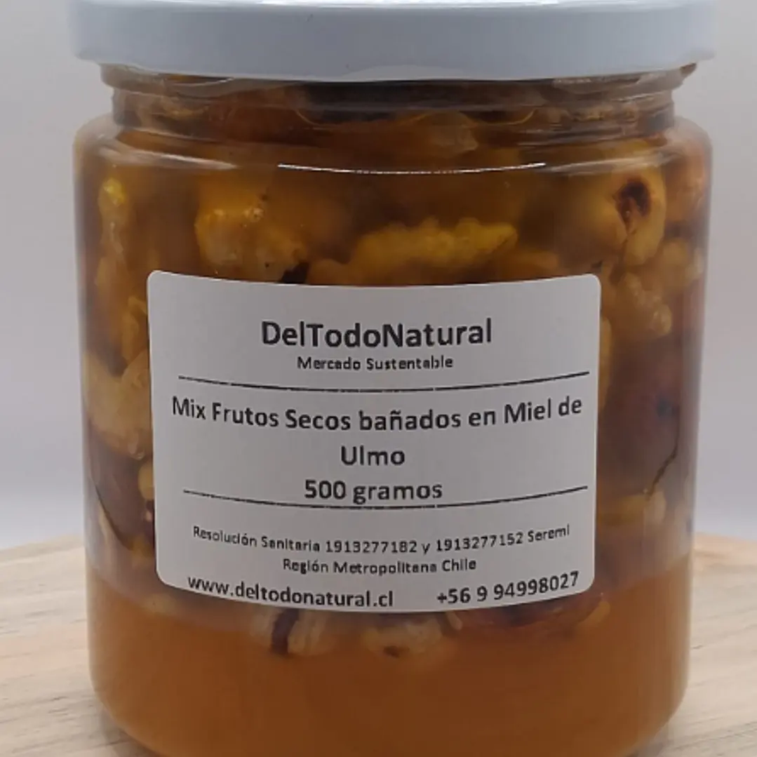 Mix Frutos Secos bañados en Miel de Ulmo 500 gr 1