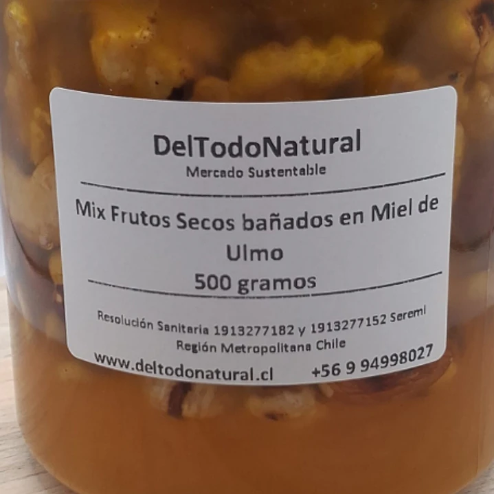 Mix Frutos Secos bañados en Miel de Ulmo 500 gr 5