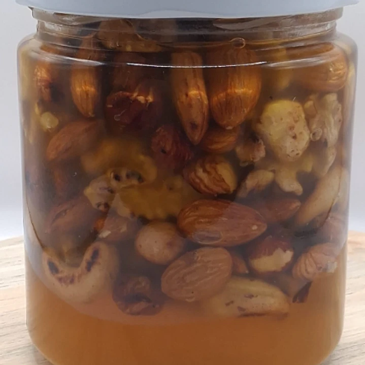 Mix Frutos Secos bañados en Miel de Ulmo 500 gr 6