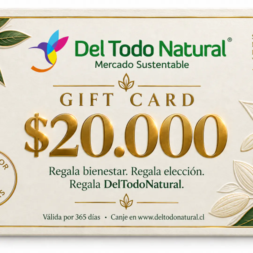 Gift Card DelTodoNatural $20.000 1