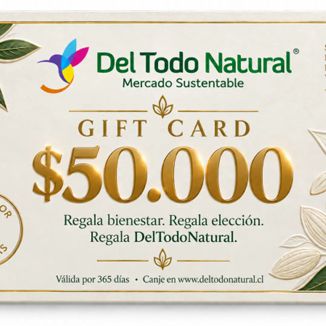 Gift Card DelTodoNatural $50.000 1