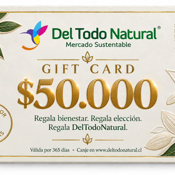 Gift Card DelTodoNatural $50.000 1
