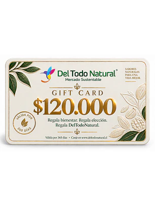 Gift Card DelTodoNatural $120.000