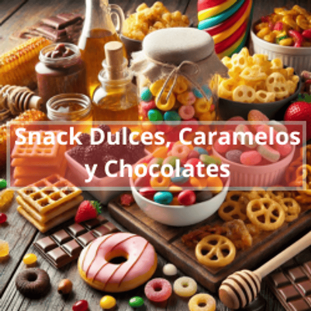 Snack Dulces, Caramelos y Chocolates