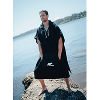 Poncho Toalla Kobu Negro 1