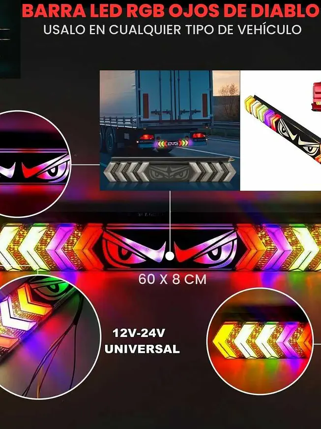 BARRA LED DIRECCIONAL MODELO DIABLO  1