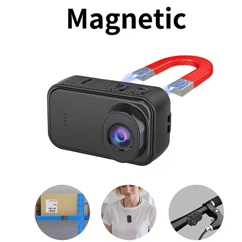 CAMARA DEPORTIVA CON COLLAR MAGNETICO 4K