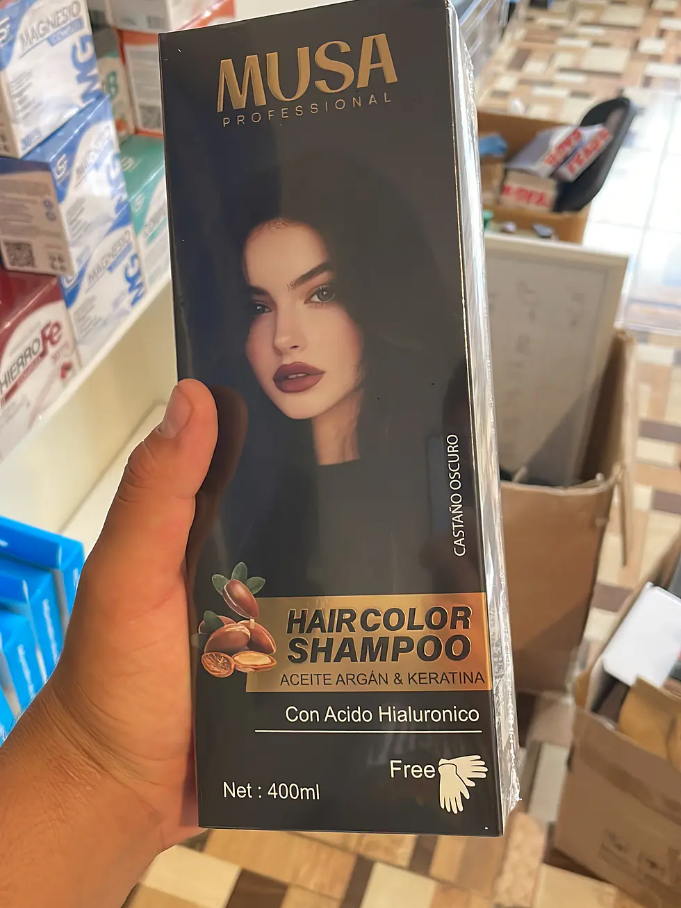 SHAMPOO ANTICANAS EN FRASCO / SIN SAL NI AMONIACO  2