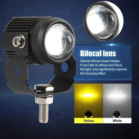 NEBLINEROS DE UNA LUPA PARA MOTO (EL PAR)