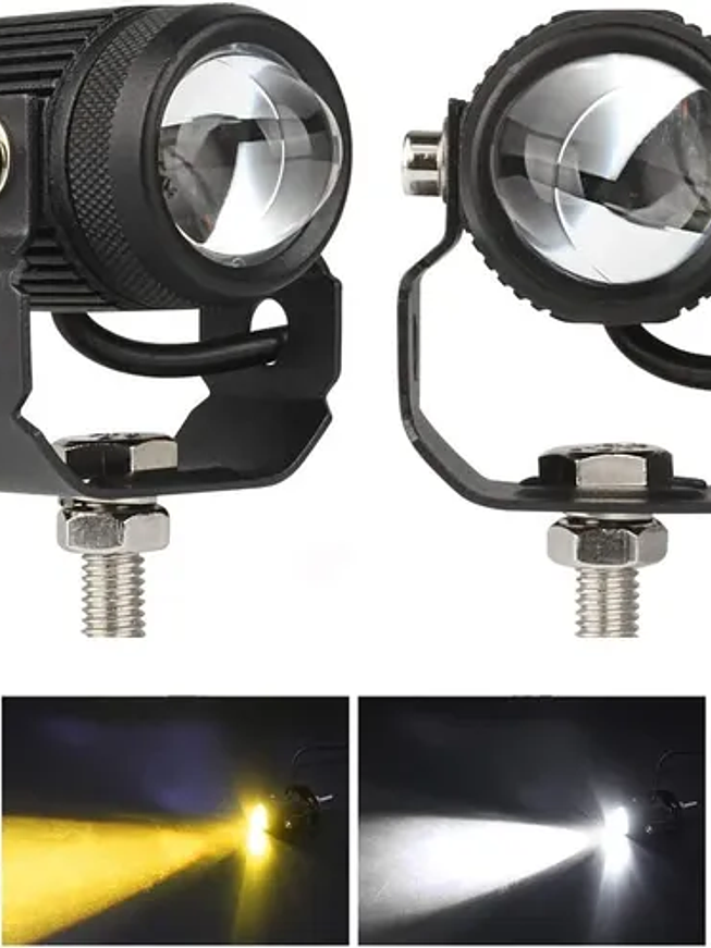 NEBLINEROS DE UNA LUPA PARA MOTO (EL PAR) 3