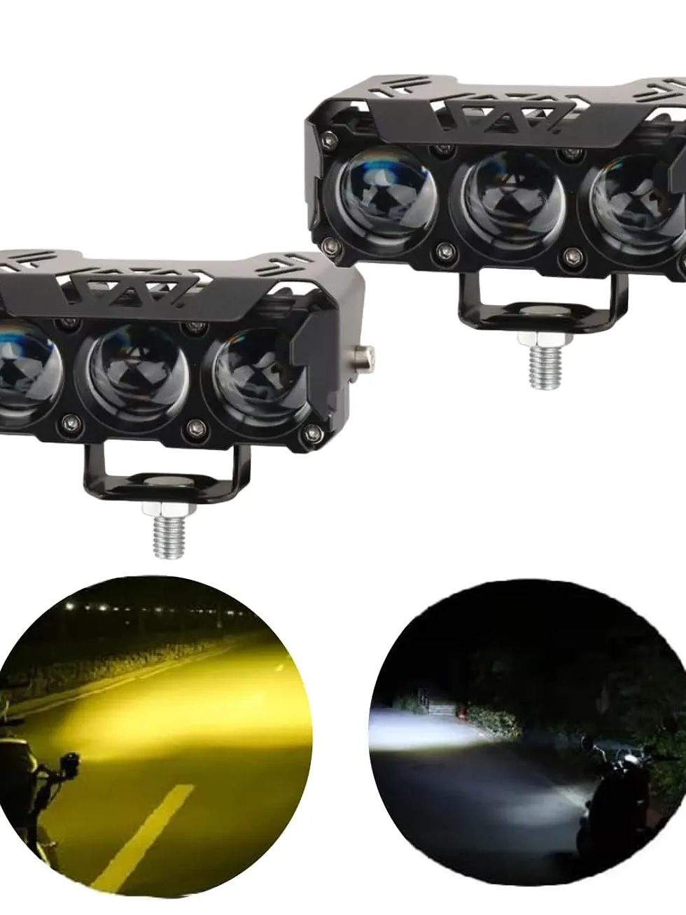 NEBLINEROS DE 3 LUPAS CON VENTILADOR  2