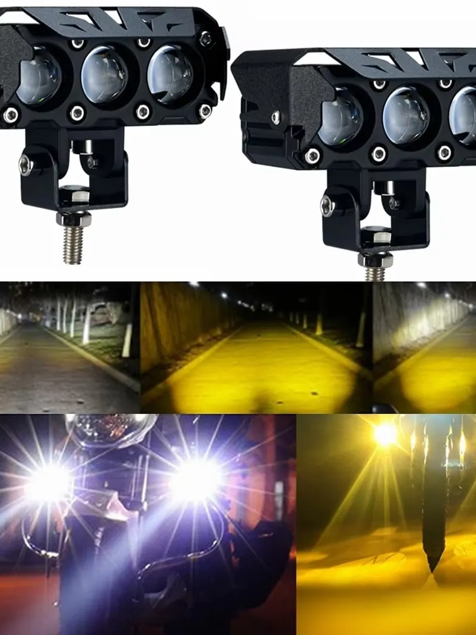 NEBLINEROS DE 3 LUPAS CON VENTILADOR  3