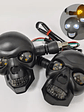 DIRECCIONALES PARA MOTO EN FORMA DE CALAVERA  - Miniatura 1