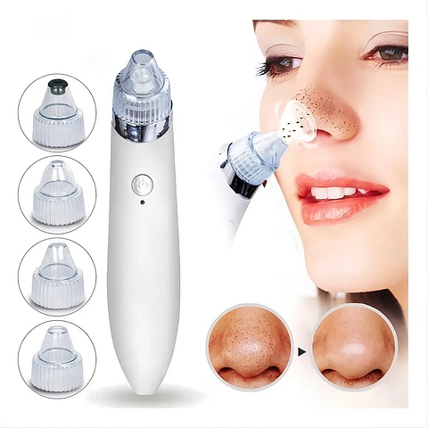 Extractor de Puntos Negros y Espinillas Recargable - Limpieza Facial Profunda LED