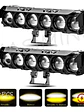 Par Faros Auxiliares Lupa Dual Amarillo Y Blanco 12 / 24v ( 2 piezas) - Miniatura 1
