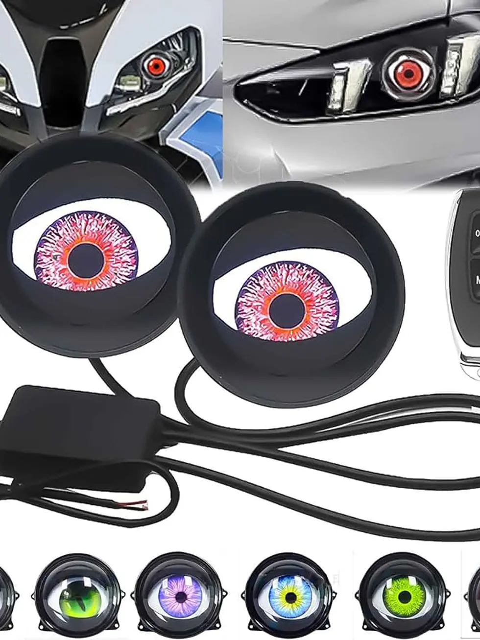 LUZ LED MODELO DIABLO , PARA MOTOS O CARROS  2