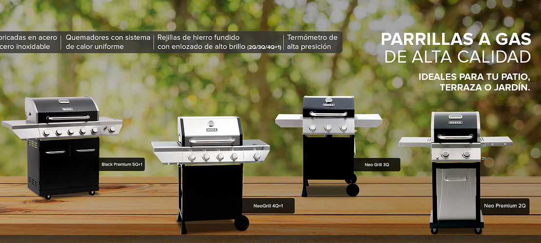 Parrillas a gas