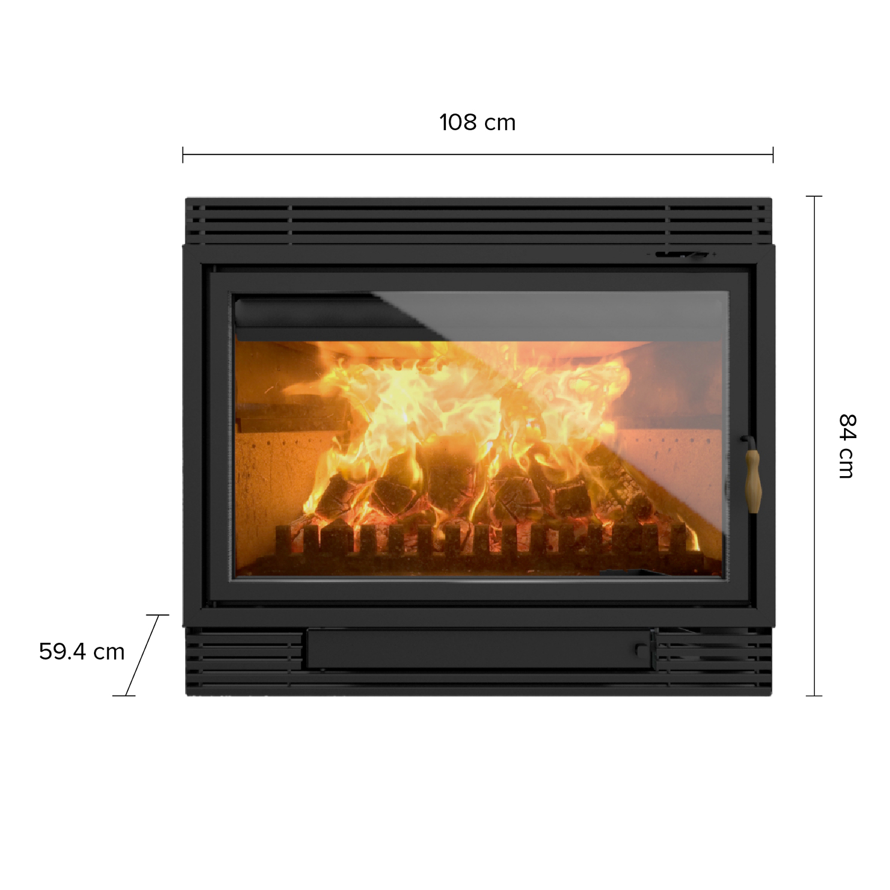 Chimenea a leña 1100