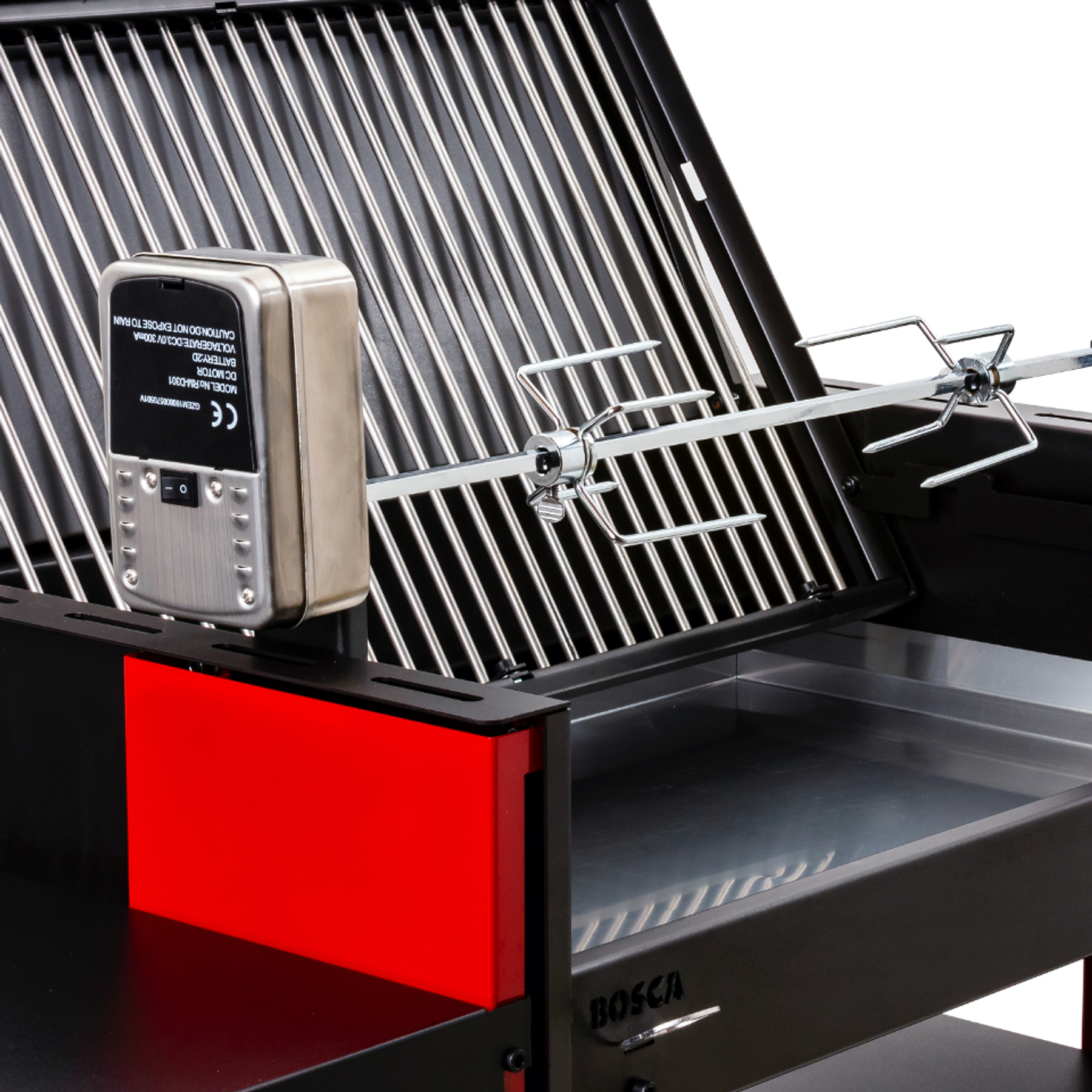 Parrilla a carbón Alerce Full Roja