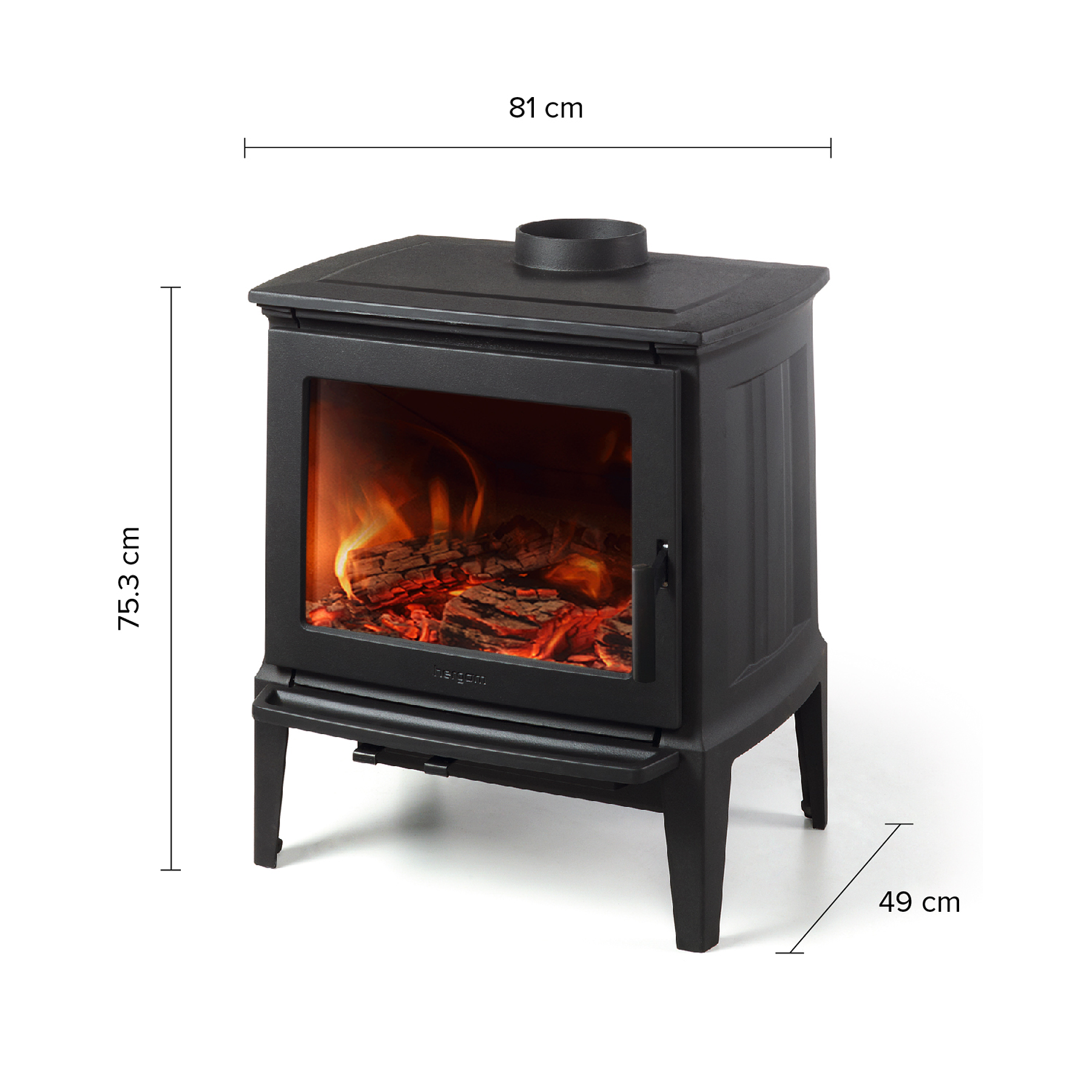 Estufa a leña Hergom E30-L