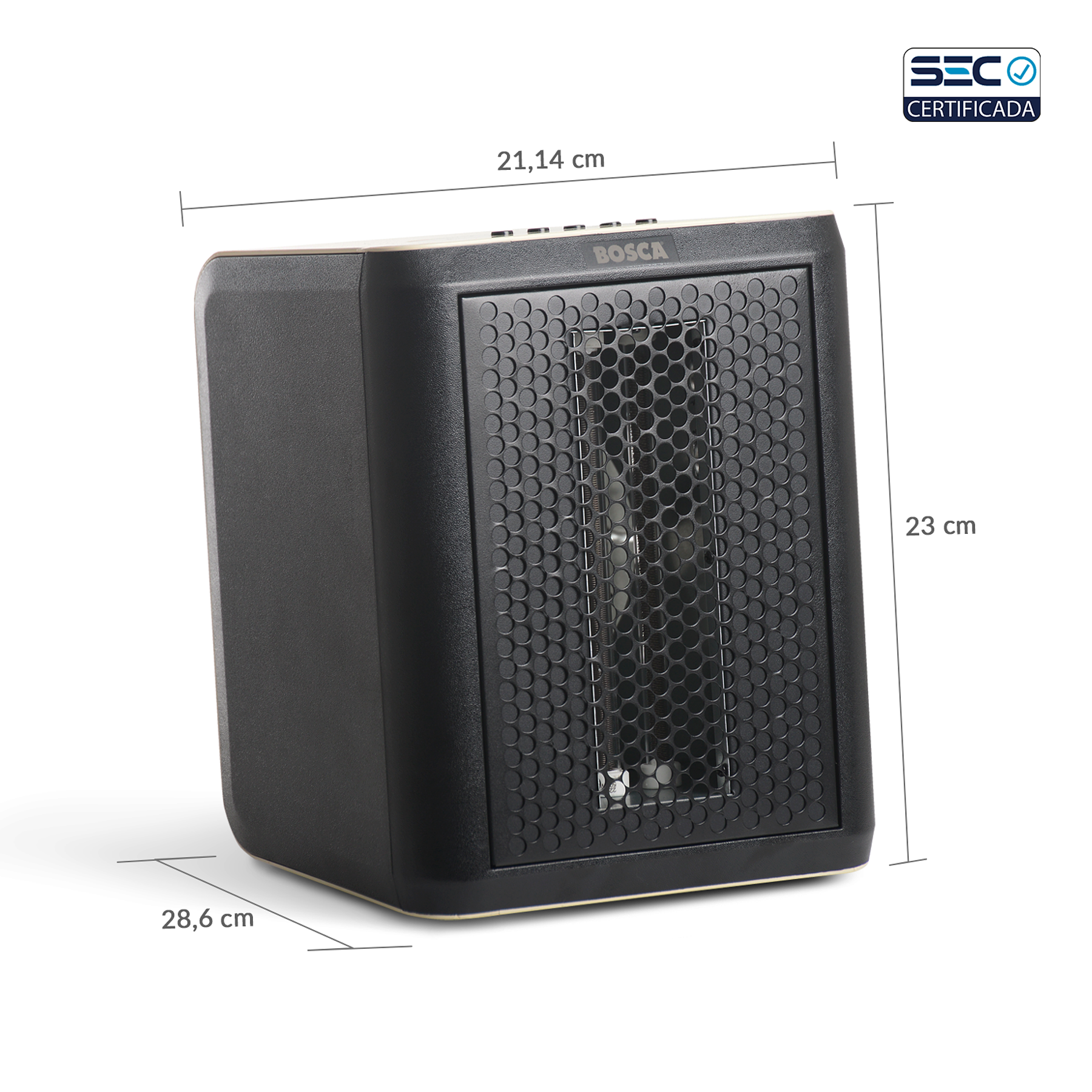 Calefactor Infrarrojo Compact 1500 Blanco		 		