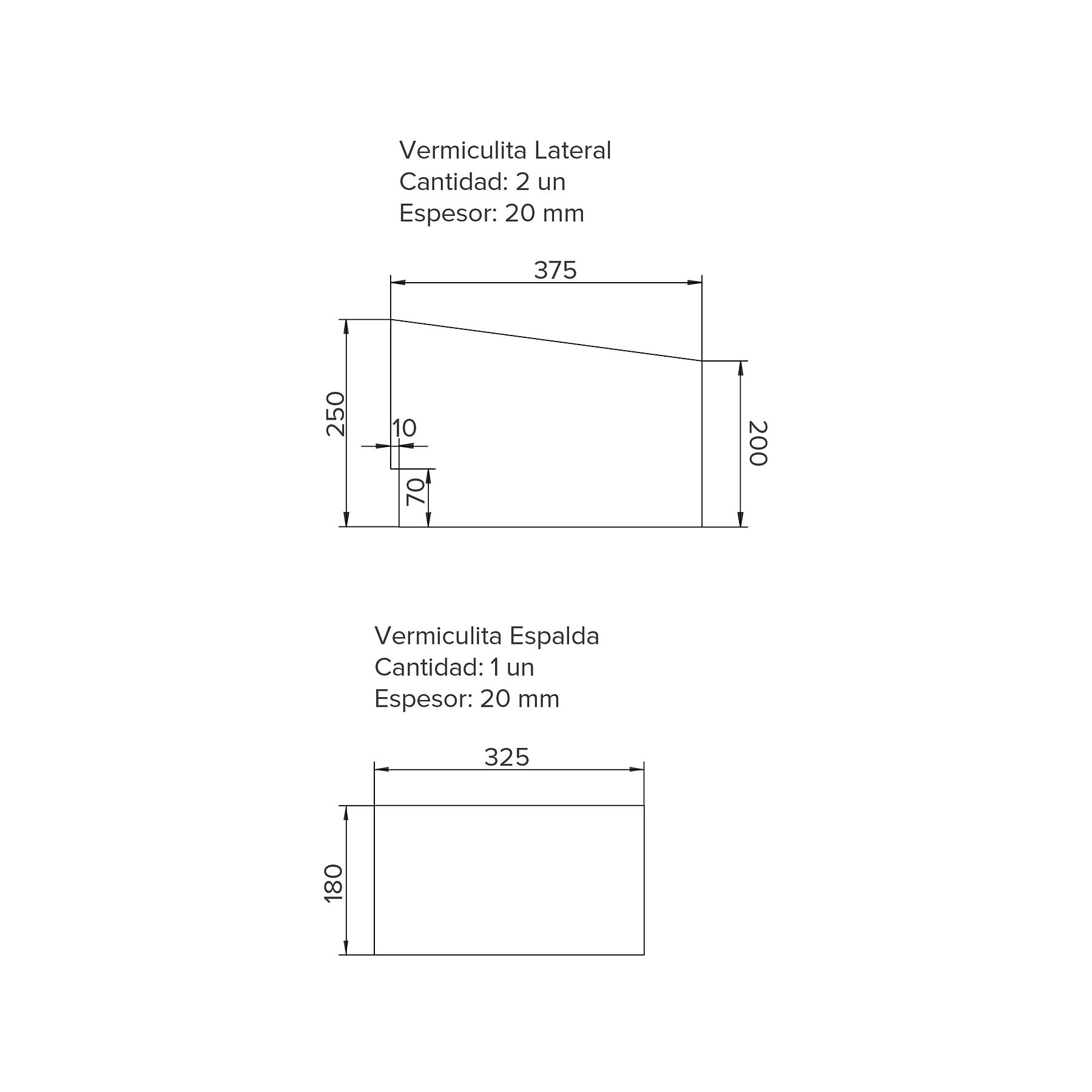 Vermiculita Línea  350