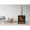 Estufa a leña Gold 500 Charcoal 