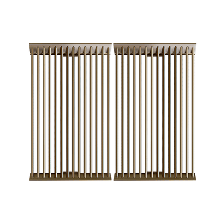 Pack Rejillas de Barra Redonda Inoxidable para Block Grill 500