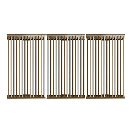Pack Rejillas de Barra Redonda Inoxidable para Block Grill 750