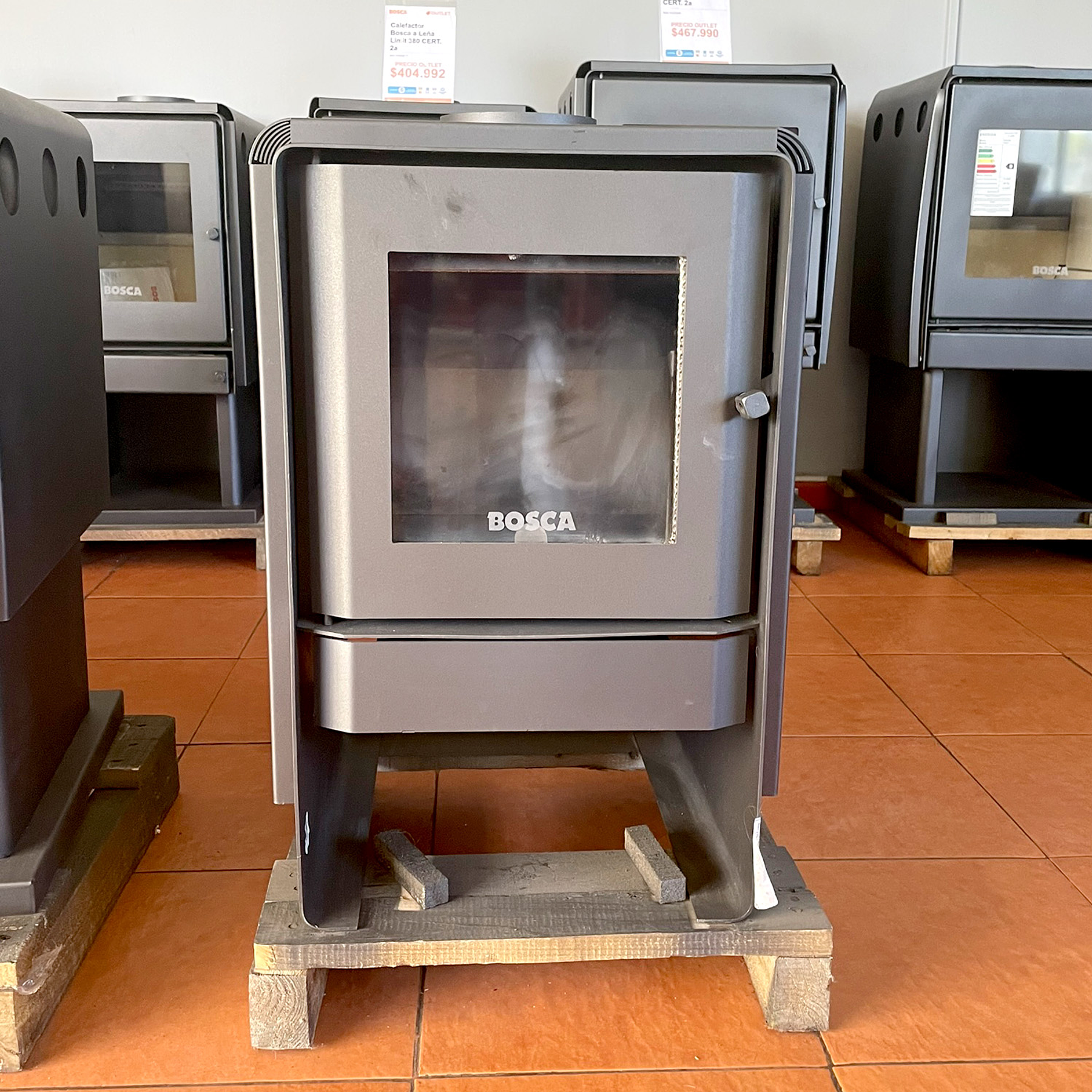 Calefactor bosca a leña Eco 360 cert 2a outlet