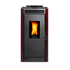 Pack estufa a pellet Black Vision  Burdeo + Calefactor Atlantic F120 1000W de regalo