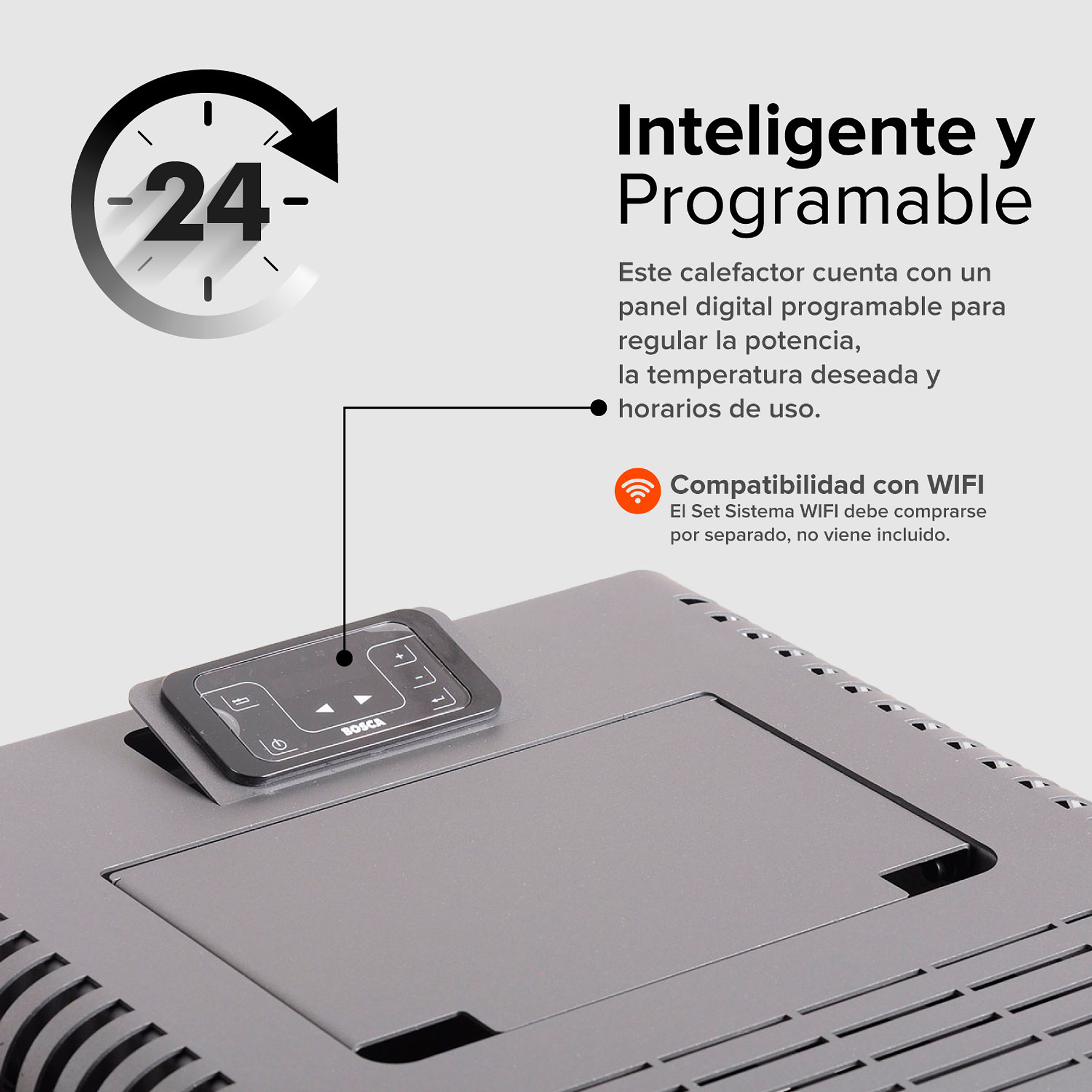 Estufa a pellet Hera+ Rojo + kit de Instalación interior de regalo